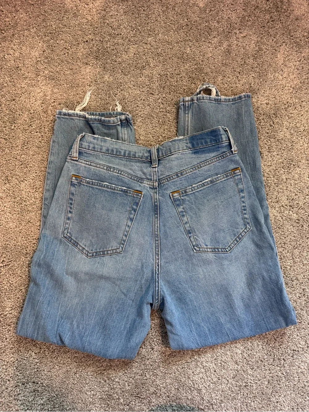 Abercrombie & Fitch The Ankle Straight Ultra High Rise - Picture 2 of 3